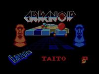 une photo d'Ã©cran de Arkanoid sur Amstrad CPC